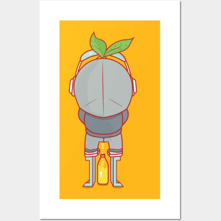 citronoboy peeing in a bottle Posters and Art